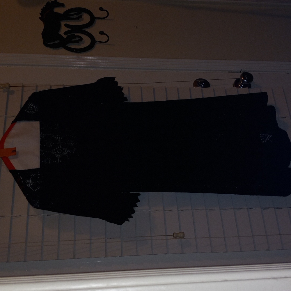 Coy I black dress.  I recommend  a slip w this, it's  lace.  Vintage. Unmarked